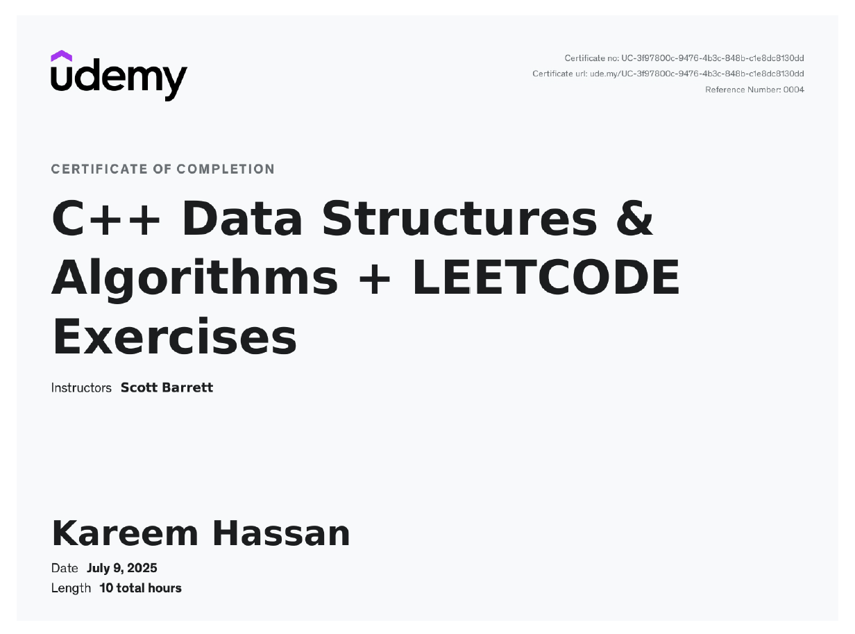 C++ Data structure