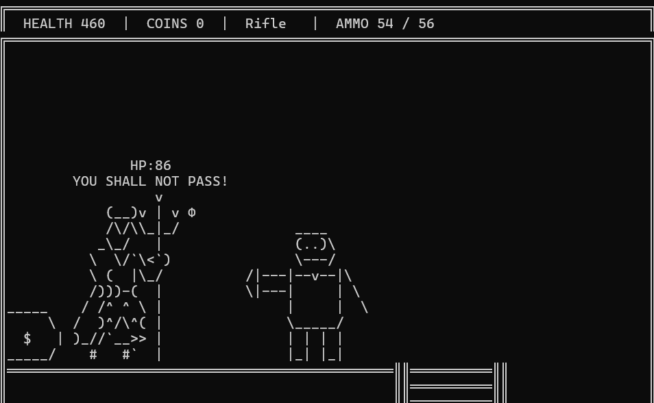 ASCII C++ Game