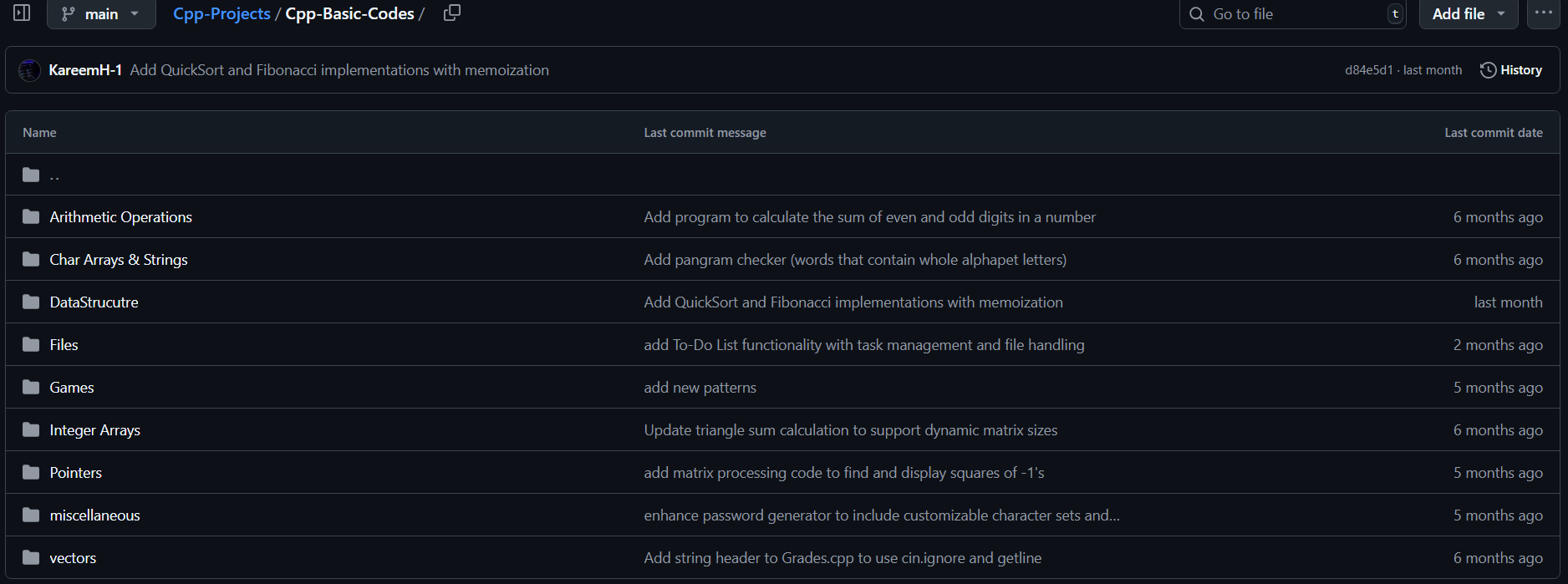 C++ Mini Projects